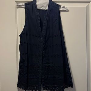 Superdry Blue Lace Tank Top